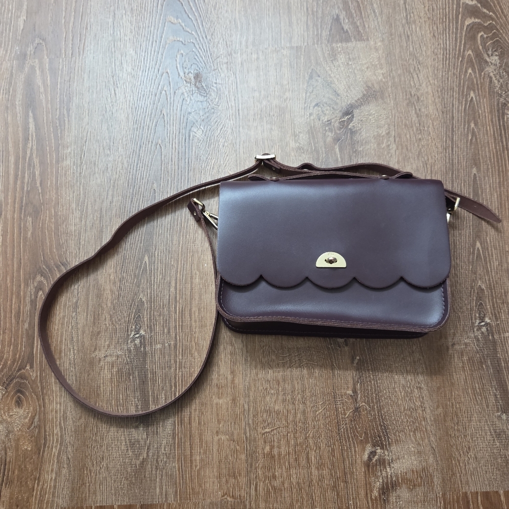 Cambridge Satchel Burgundy Cloud Bag